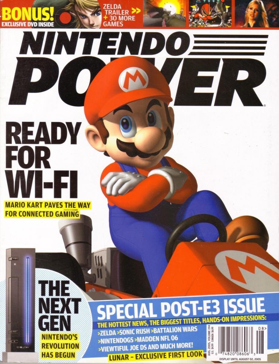 Nintendo Power Agosto de 2005 Vol 194 (Libros)