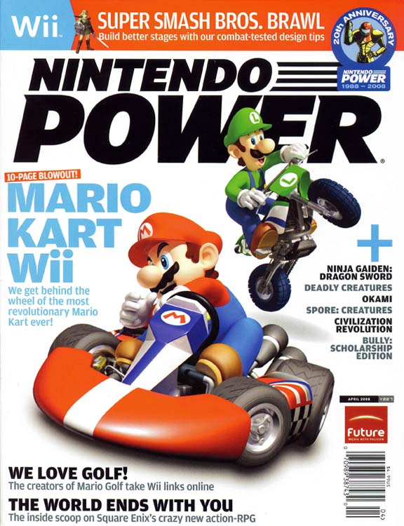 Nintendo Power Abril de 2008 Volumen 227 (Libros)