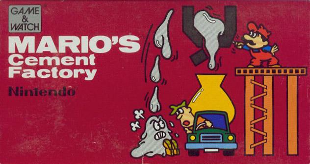 Mario's Cement Factory (Model ML-102) (Game & Watch) (Toys)
