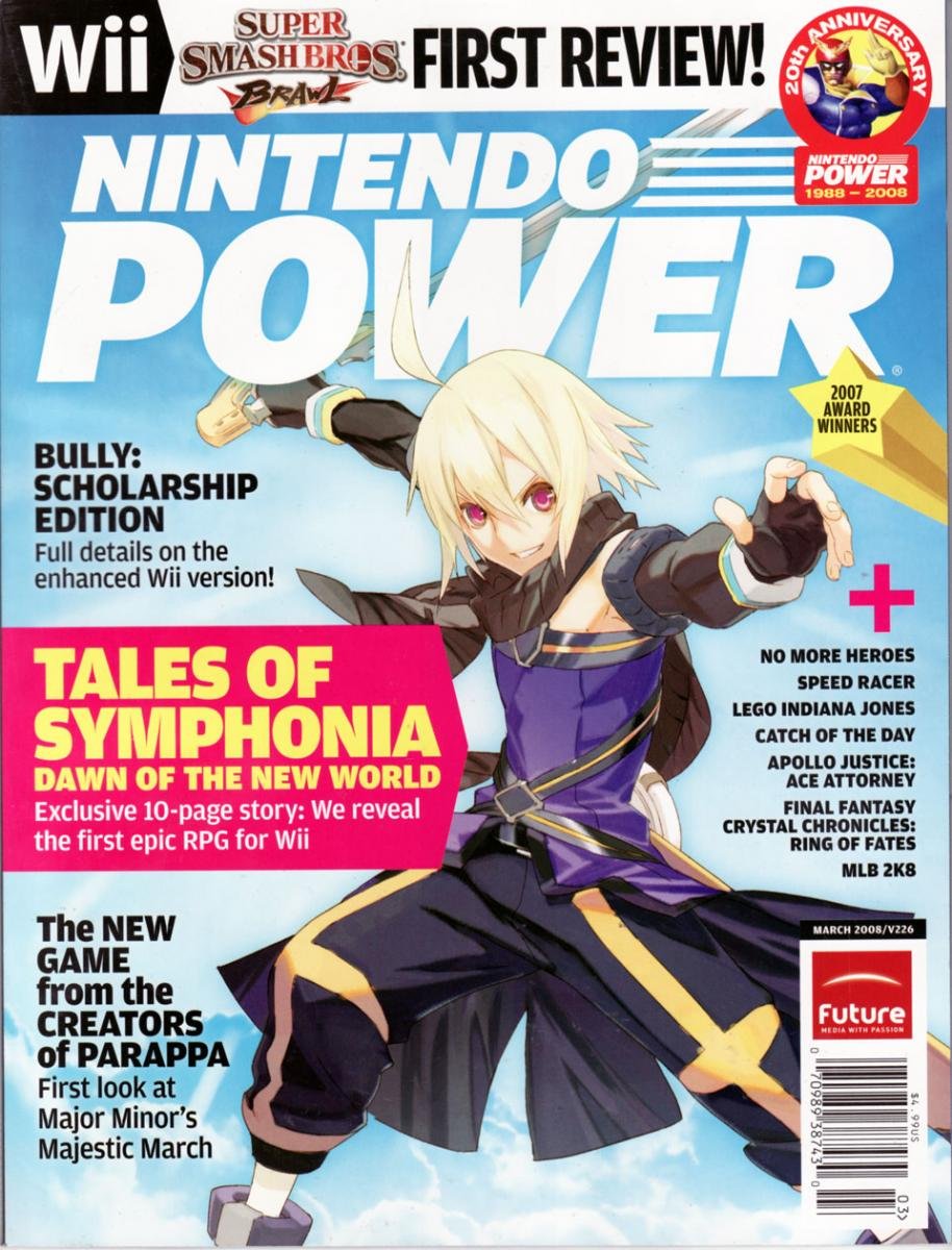 Nintendo Power Marzo de 2008 Volumen 226 (Libros)