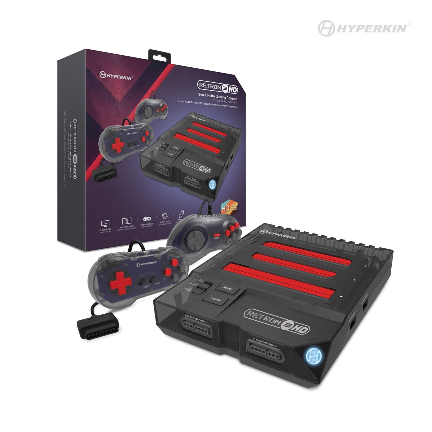 RetroN 3 HD Gaming Console Space Black (Hyperkin)