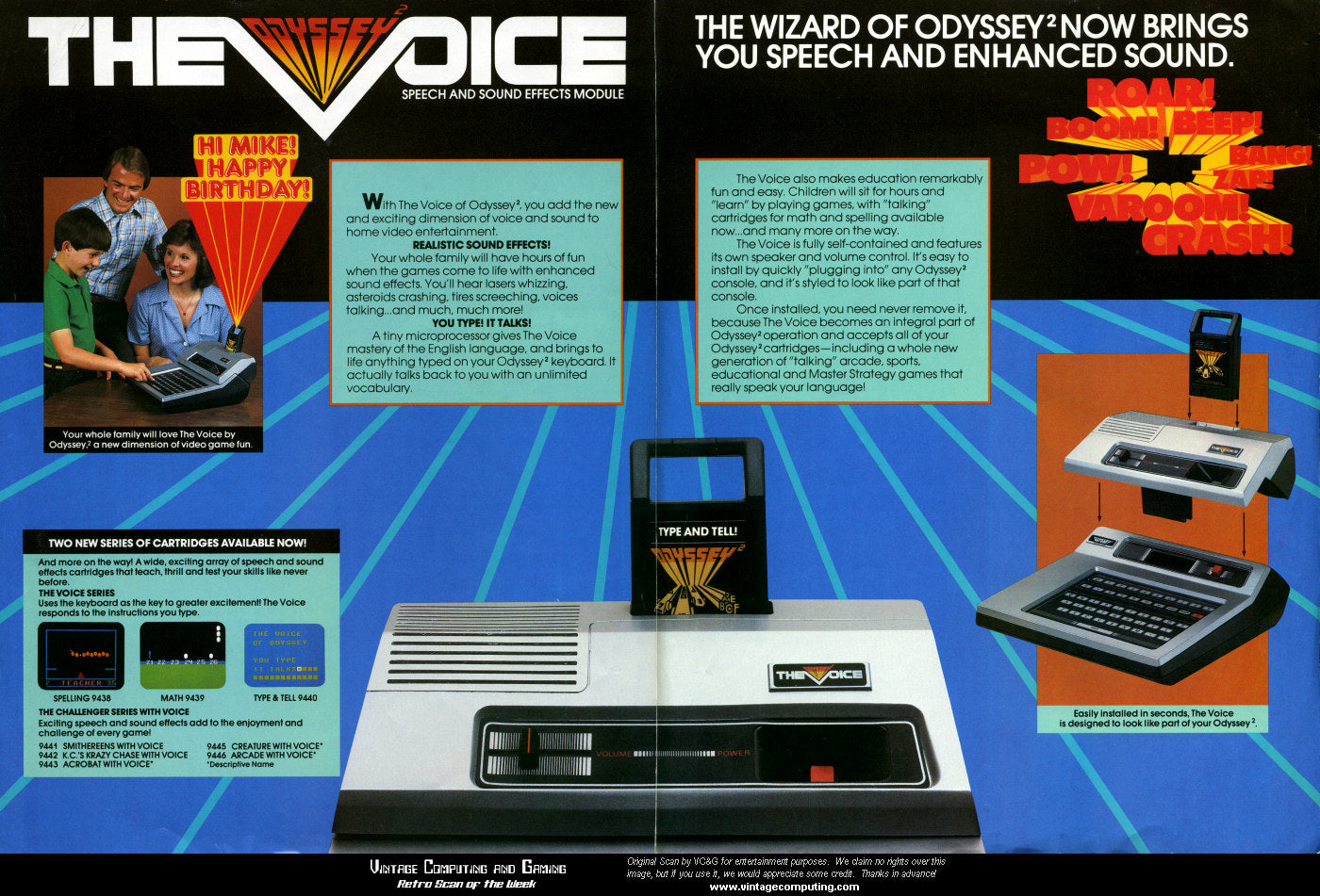 Magnavox Odyssey 2 El paquete del módulo de voz (Odyssey 2)
