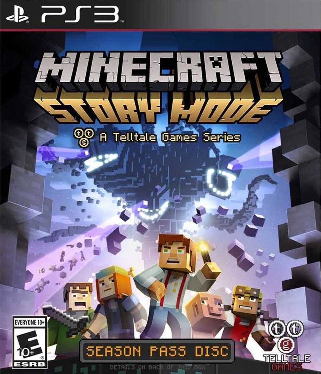 Disco del pase de temporada del modo Historia de Minecraft (Playstation 3)