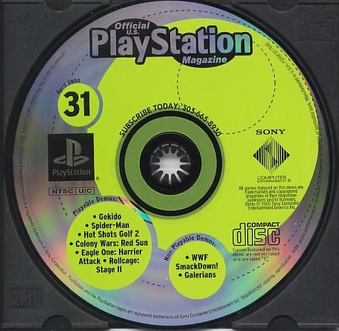 Revista Playstation Abril de 2000 Disco de demostración (Playstation)