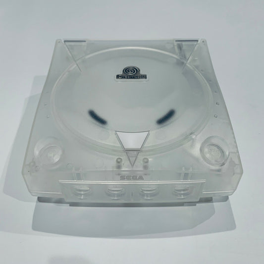 Custom-Shelled Crystal Sega Dreamcast Console + Fishing Bundle (Sega Dreamcast)