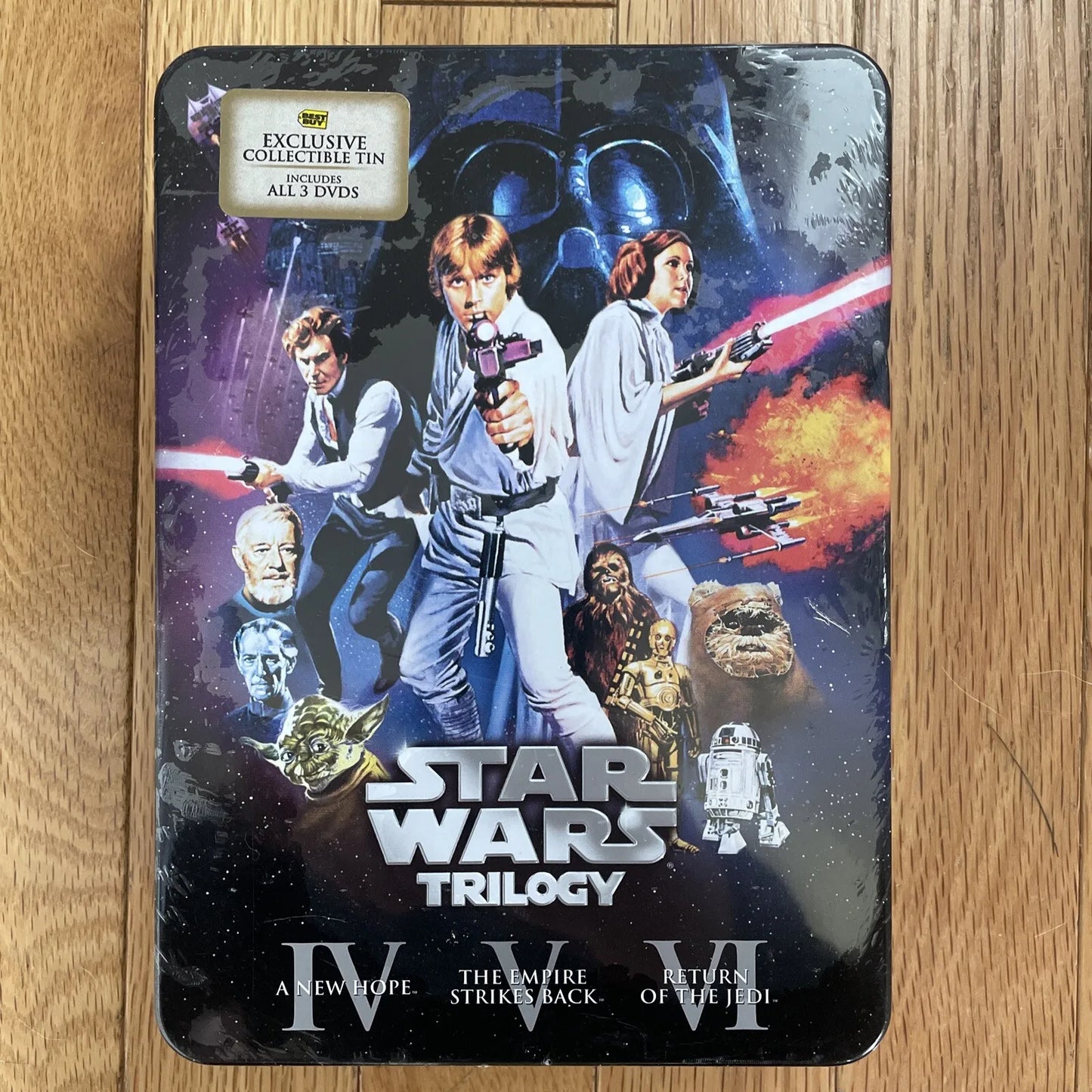 Star Wars Trilogy 6 Disc Collectible Tin (DVD) (Pre-Owned)
