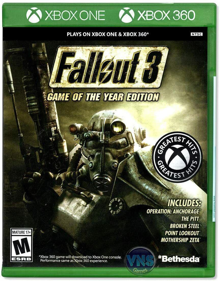 Fallout 3 Full Game Download DLC (Microsoft Xbox One / XBOX 360