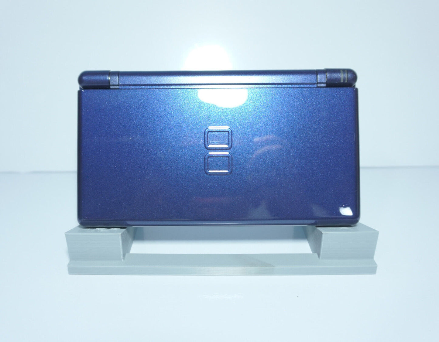 Nintendo DS Lite personalizada con carcasa metálica azul (Nintendo DS)