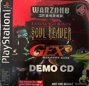 Warzone 2100/Soul Reaver/Gex 3 (Demo Disc) (PlayStation) – J2Games