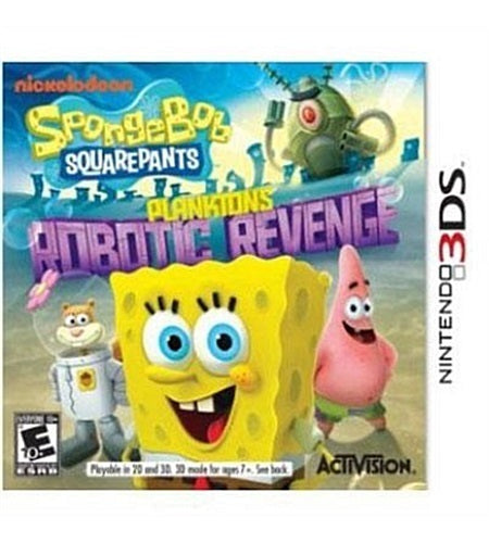 Spongebob Squarepants Plankton's Robotic Revenge (Nintendo 3DS)