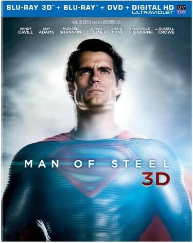 Man of Steel 3D (BLU-RAY 3D + BLU-RAY + DVD) (Pre-Owned)