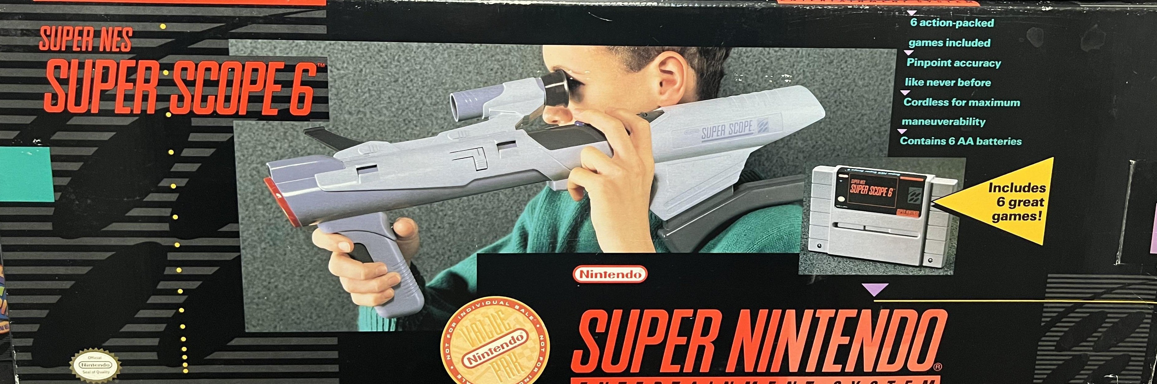 Game Snes Zapper Nintendo Zapper Scope Super Scope Complete
