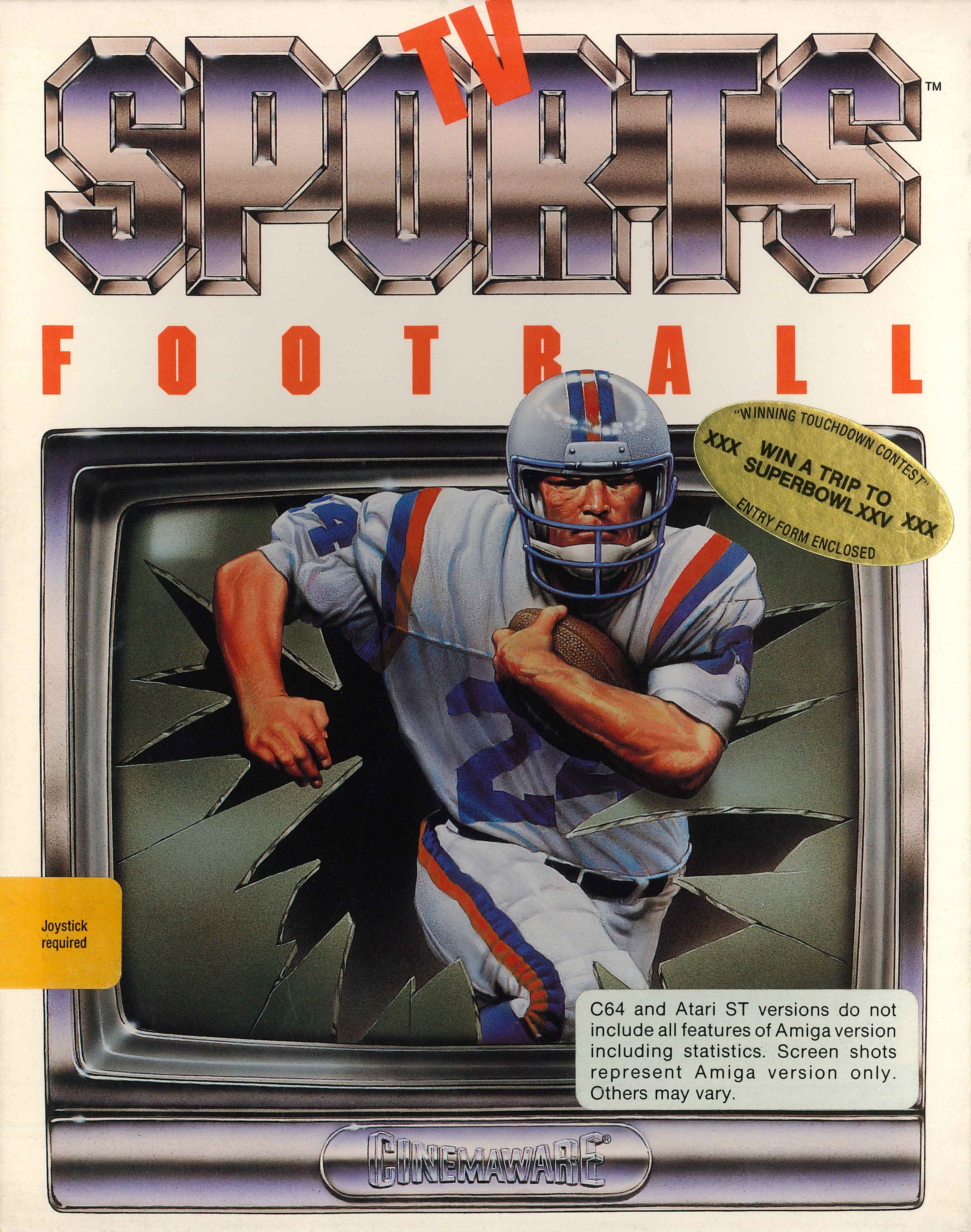 TV Sports Football (Commodore 64/128) – J2Games