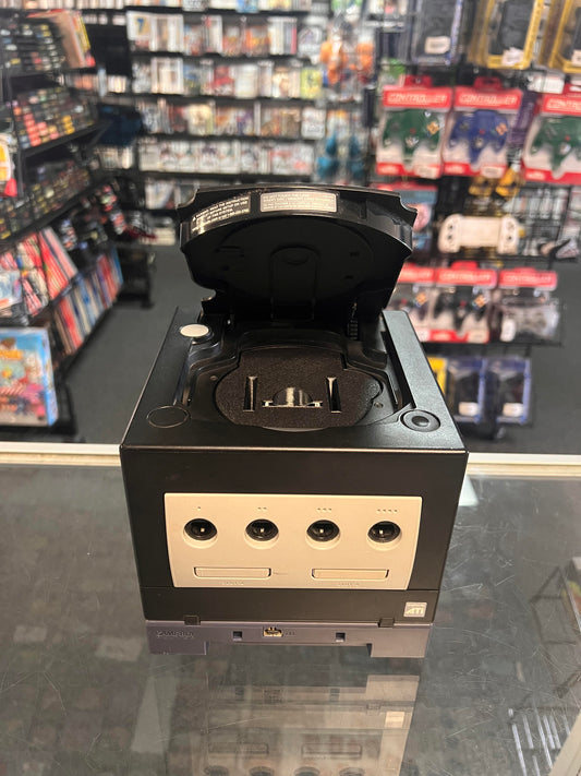 Custom Black Gamecube with GC Loader Bundle (Gamecube)