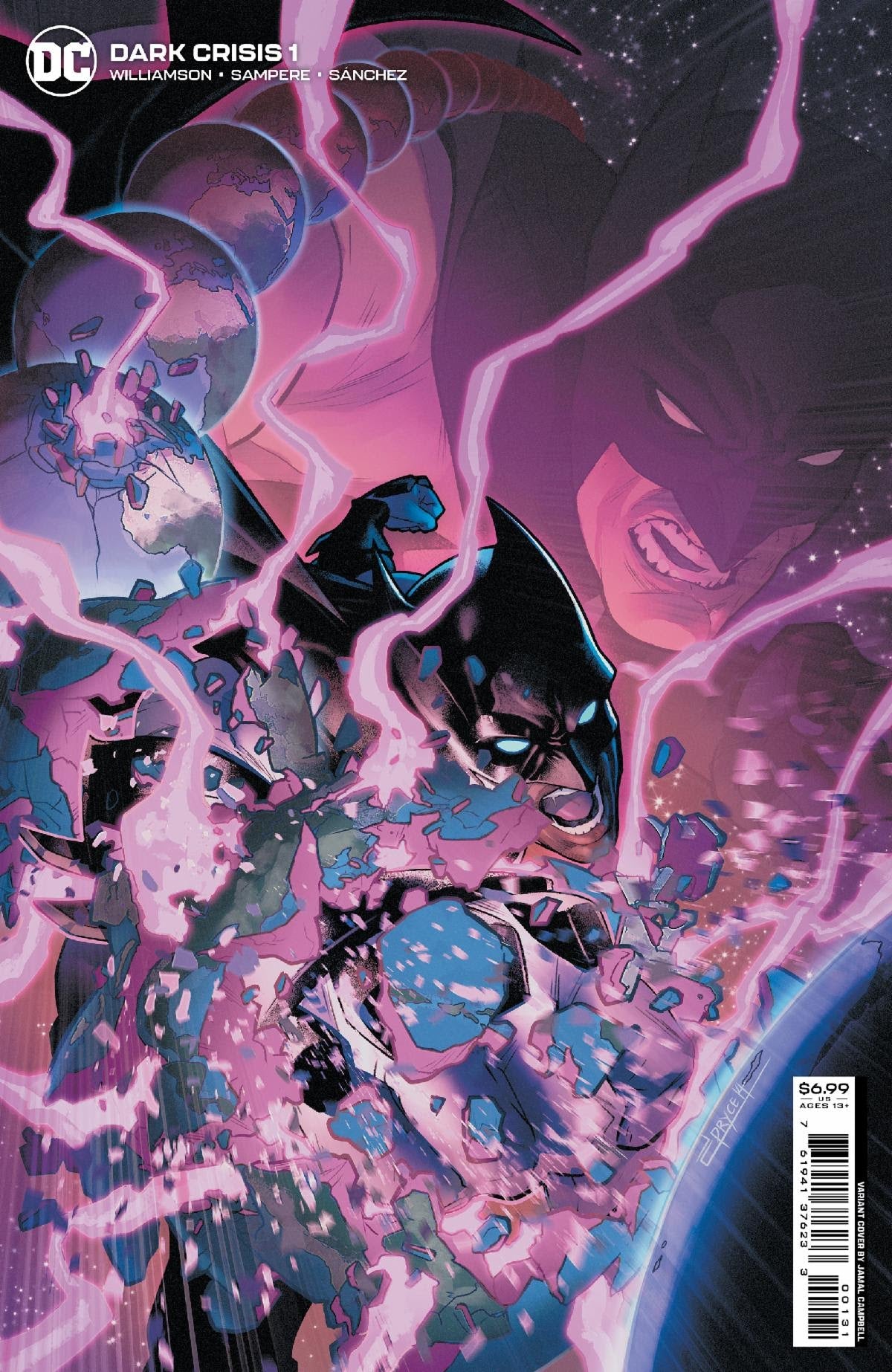 Dark Crisis #1 (Of 7) C Jamal Campbell Card Stock Variant (06/07/2022) Dc