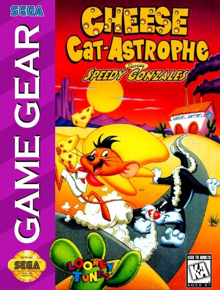 Cheese Cat-Astrophe protagonizada por Speedy Gonzales (Sega Game Gear)