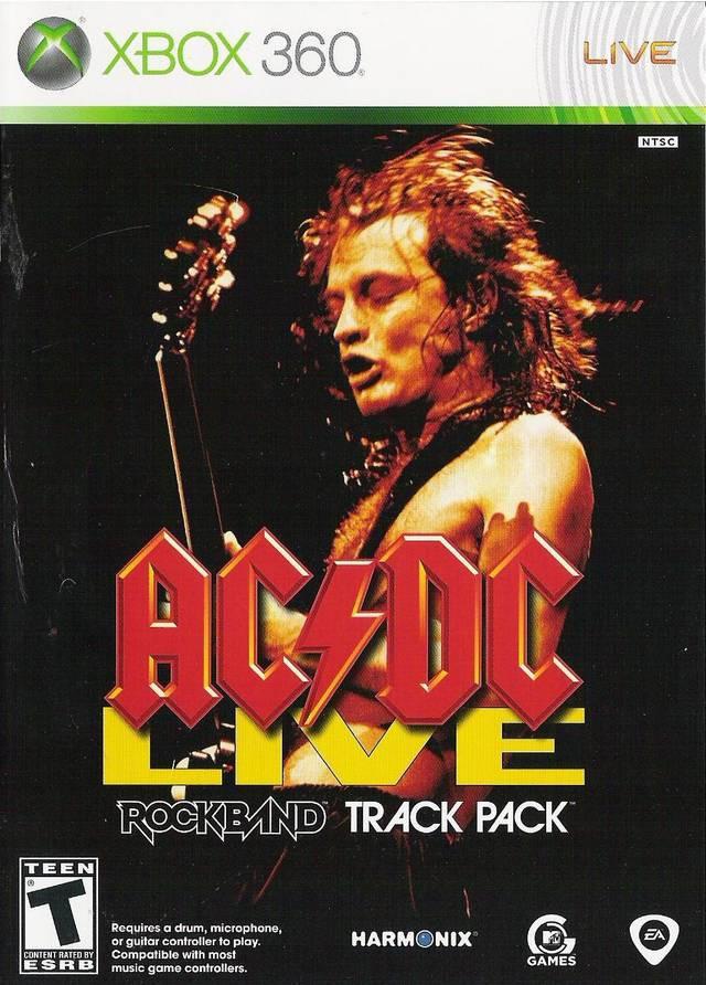 J2Games.com | AC/DC Live Rock Band Track Pack (Xbox 360) (Pre-Played - CIB - Good).