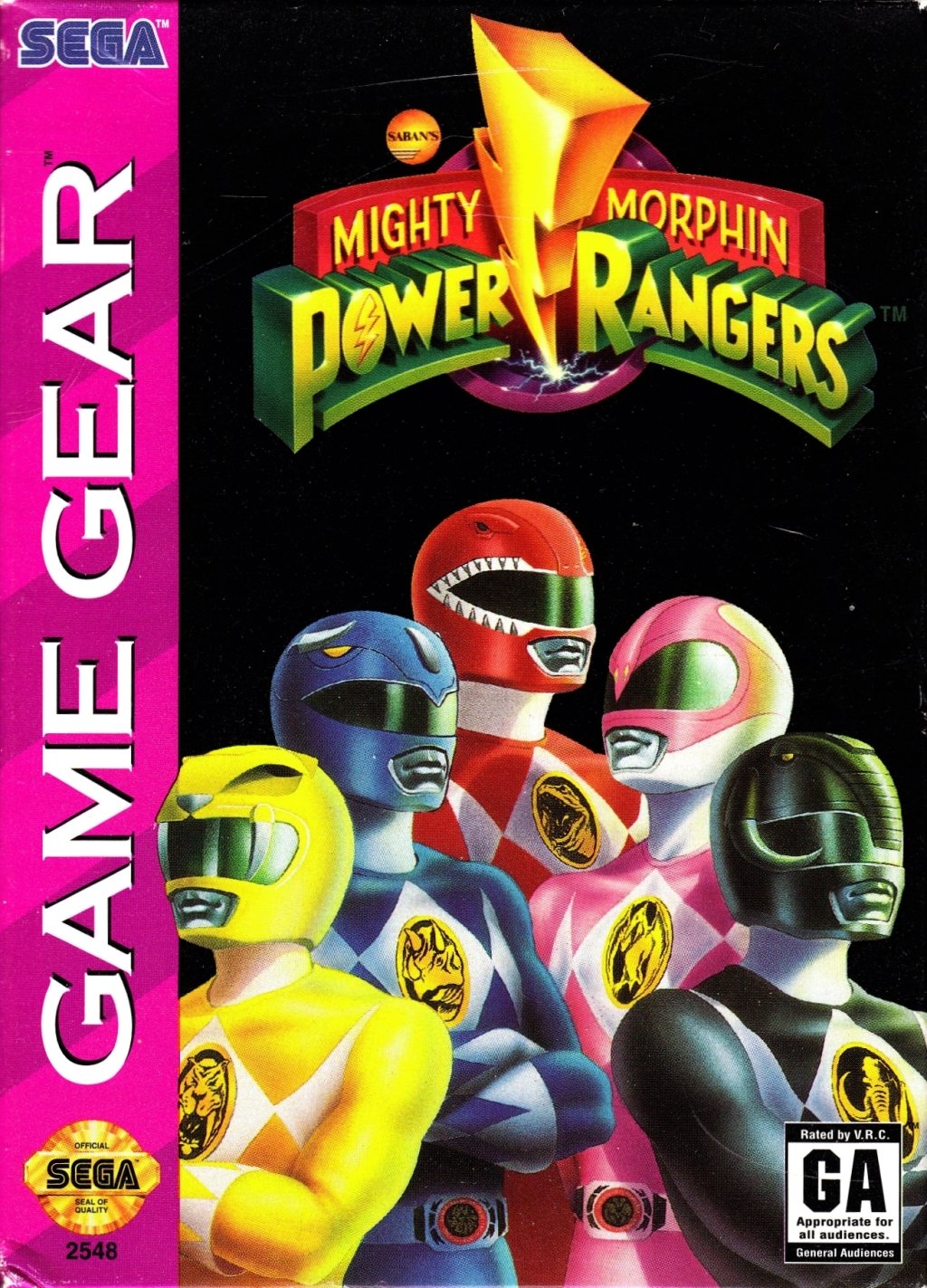 mighty morphin power rangers sega game gear Mighty Morphin Power Rangers - Sega Game Gear