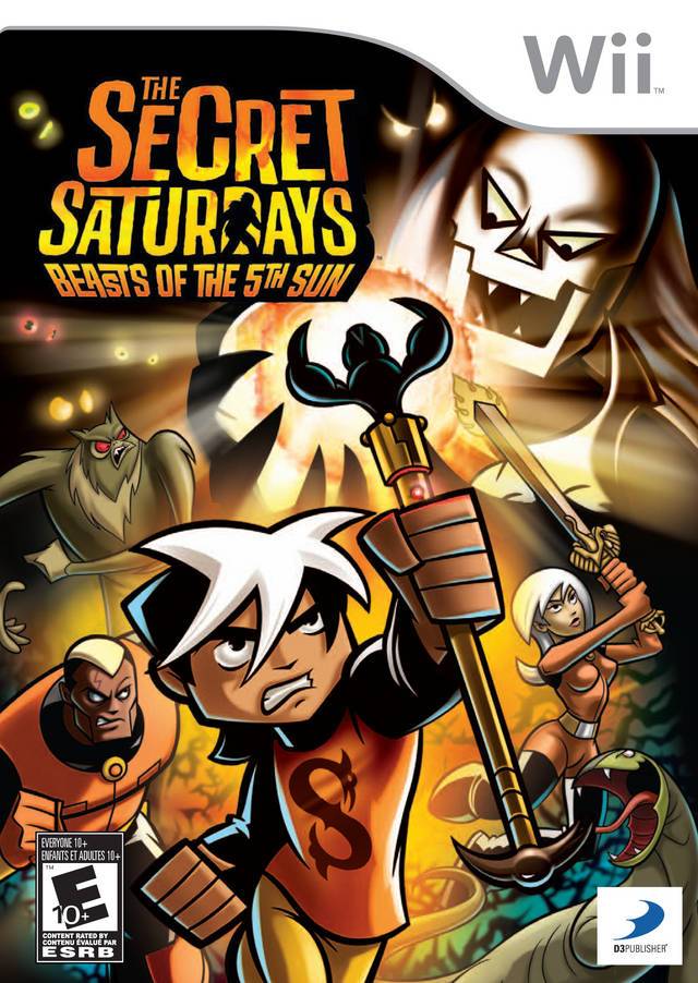 J2Games.com | The Secret Saturdays: Beasts of The 5th Sun (Wii) (Pre-Played - CIB - Good).