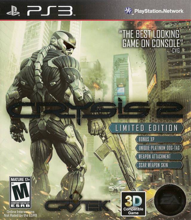 J2Games.com | Crysis 2 Limited Edition (Playstation 3) (Pre-Played - CIB - Good).