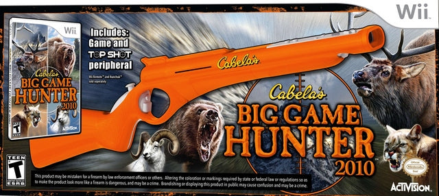 Paquete de armas Cabela's Big Game Hunter 2010 (Wii)