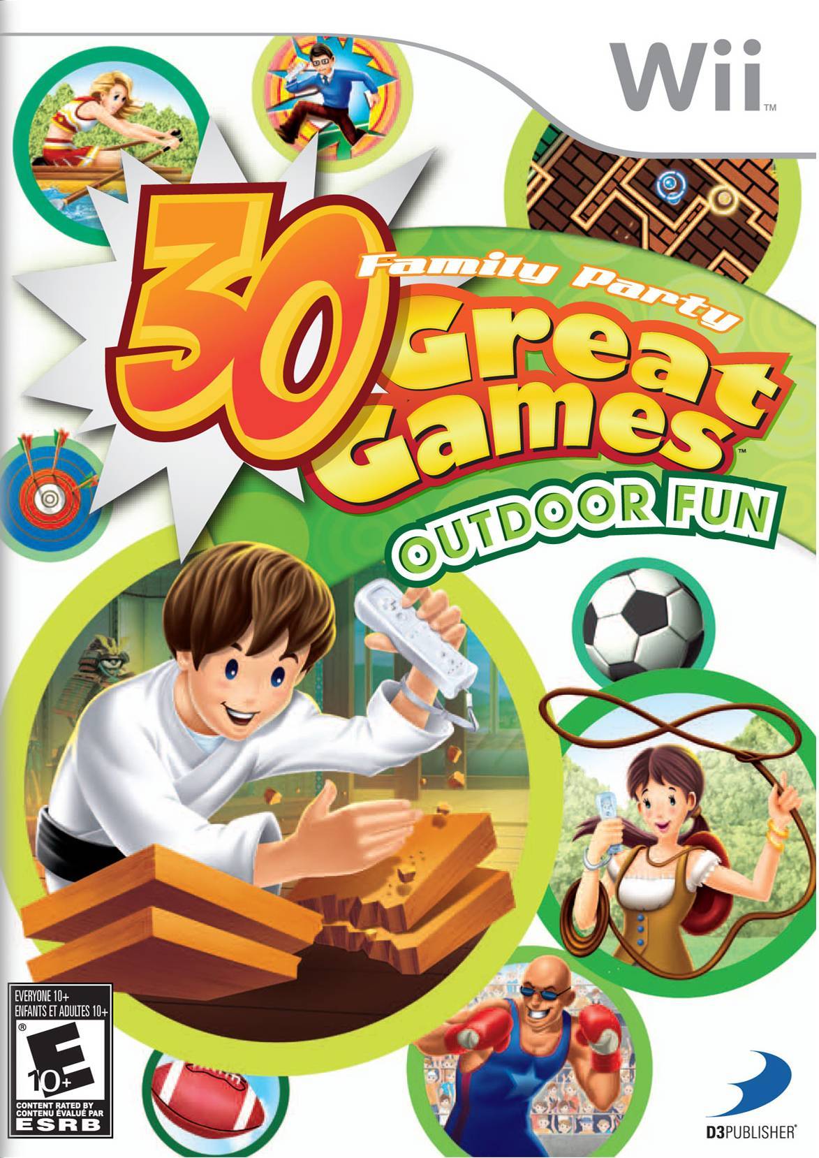 J2Games.com | Family Party: 30 Great Games Outdoor Fun (Wii) (Pre-Played - CIB - Very Good).
