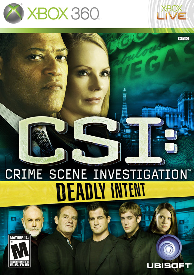 CSI: Investigación de la escena del crimen: Intención mortal (Xbox 360)