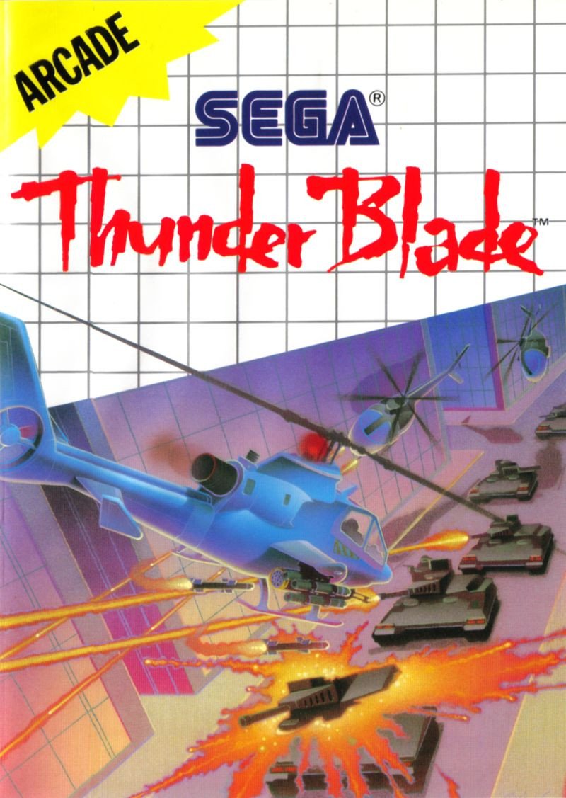 J2Games.com | Thunder Blade (Sega Master System) (Pre-Played - Game Only).
