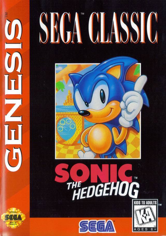 J2Games.com | Sonic the Hedgehog (Sega Classic) (Sega Genesis) (Pre-Played - Game Only).