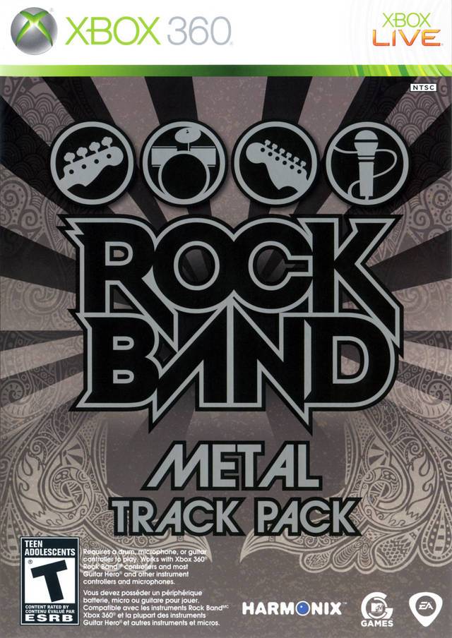 J2Games.com | Rock Band Track Pack: Metal (Xbox 360) (Pre-Played - CIB - Good).