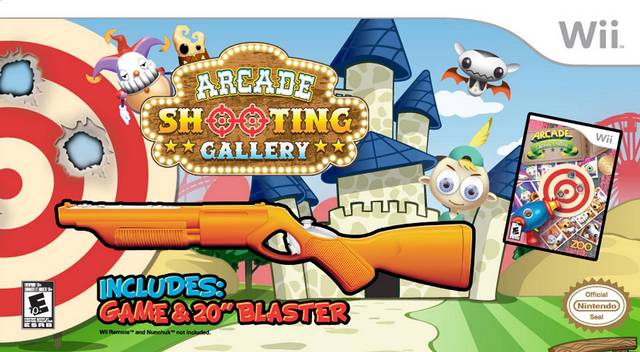 Paquete Galería de tiro arcade (Wii)