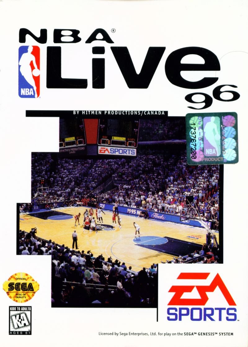 J2Games.com | NBA Live 96 (Sega Genesis) (Pre-Played - Game Only).