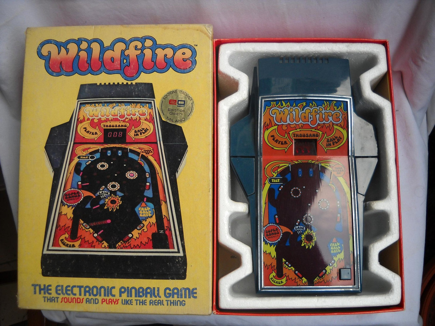 J2Games.com | Parker Bros WildFire Pinball (Parker Bros) (Pre-Played - CIB - Very Good).