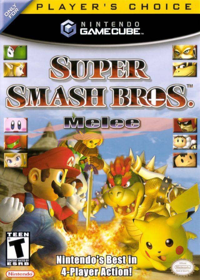 Super Smash Bros. Melee (a elección del jugador) (Gamecube)