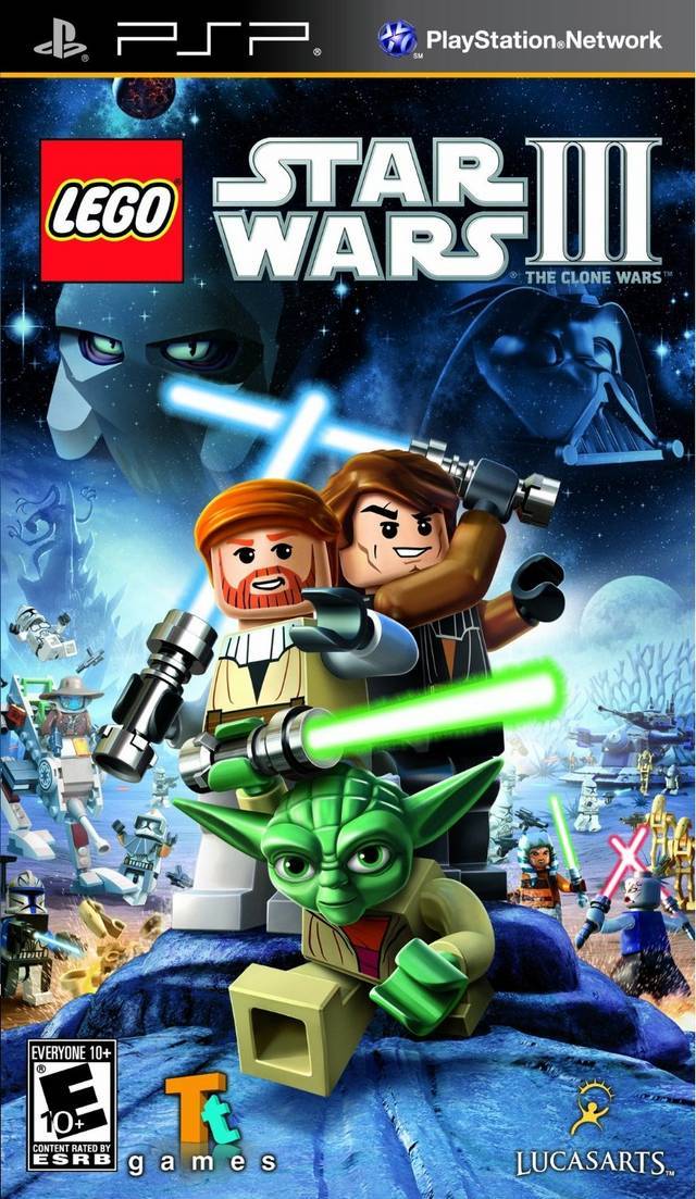J2Games.com | LEGO Star Wars III: The Clone Wars (PSP) (Complete - Good).