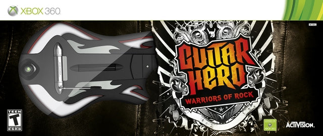 Paquete de guitarra Guitar Hero: Warriors Of Rock (Xbox 360)
