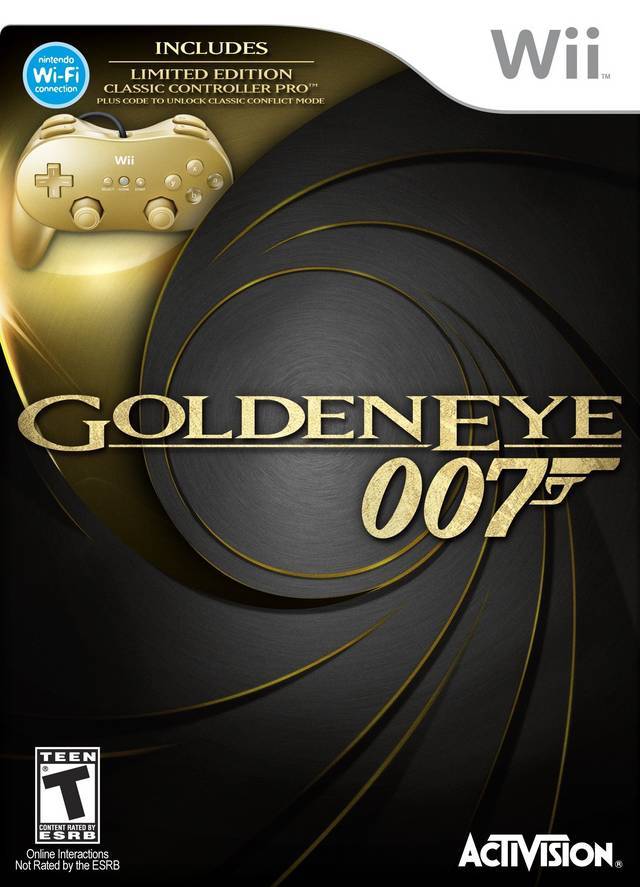 J2Games.com | GoldenEye 007 with Gold Controller (Wii) (Pre-Played - CIB - Good).