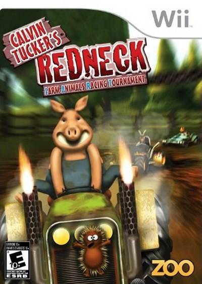 Torneo de carreras de animales de granja Redneck de Calvin Tucker (Wii)