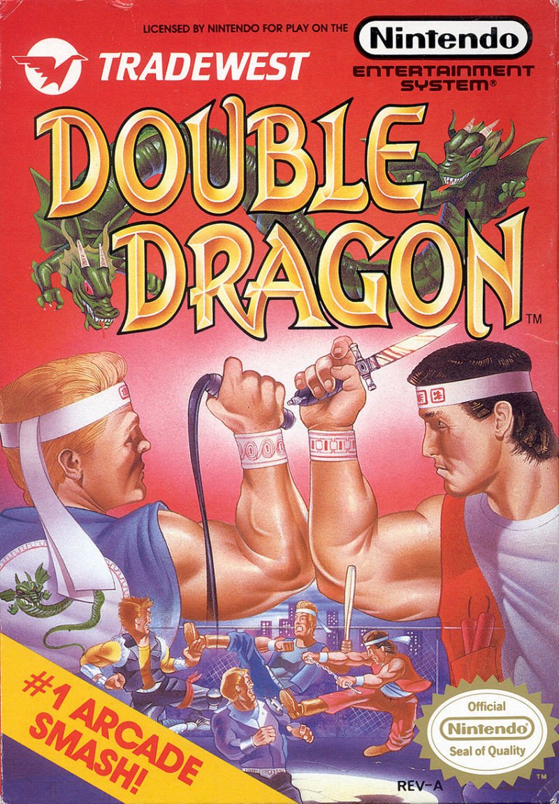 J2Games.com | Double Dragon (Nintendo NES) (Pre-Played - Game Only).