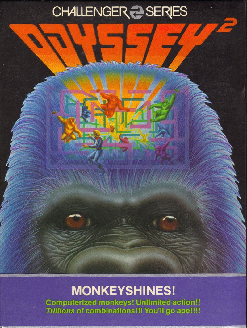 J2Games.com | Monkeyshines! (Odyssey 2) (Complete - Good).