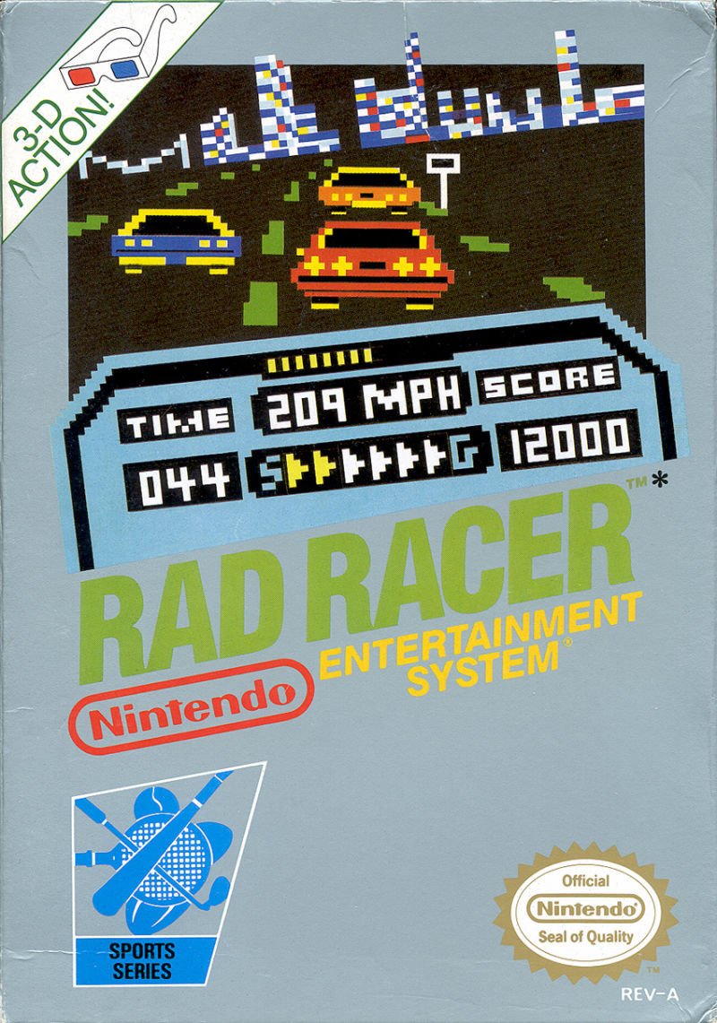 J2Games.com | Rad Racer (Nintendo NES) (Pre-Played - Game Only).