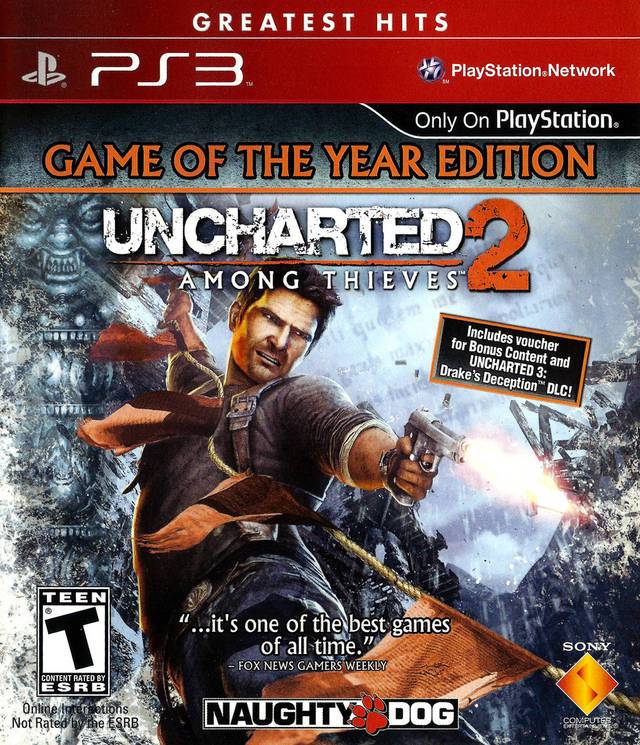 J2Games.com | Uncharted 2: Among Thieves Game of Year Edition (Greatest Hits) (Not For Resale Version) (Playstation 3) (Pre-Played - CIB - Good).