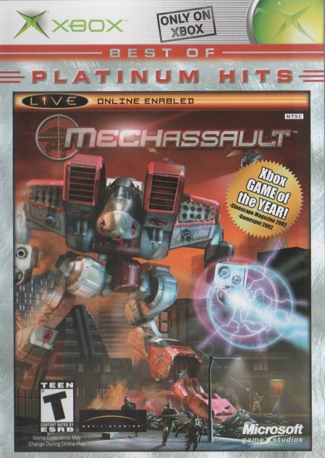 J2Games.com | MechAssault (Platinum Hits) (Xbox) (Pre-Played - CIB - Good).