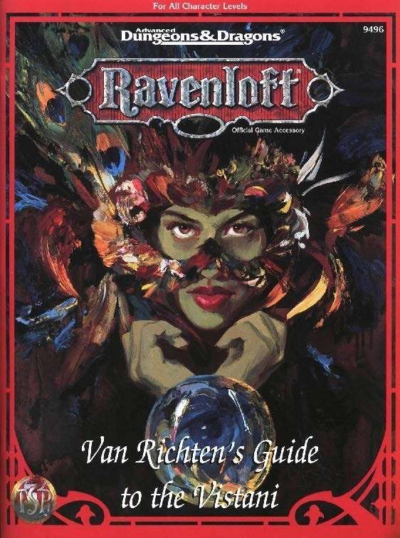 J2Games.com | Van Richten's Guide to the Vistani AD&D 2nd Edition Ravenloft (Pre-Played - CIB - Good) (Dungeons & Dragons).