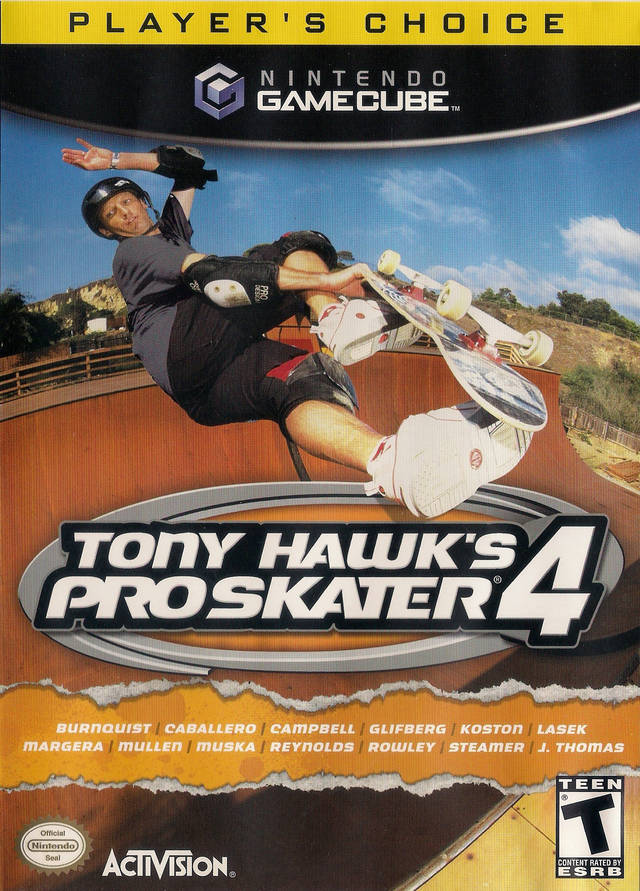 Tony Hawk's Pro Skater 4 Elección del jugador (Gamecube)