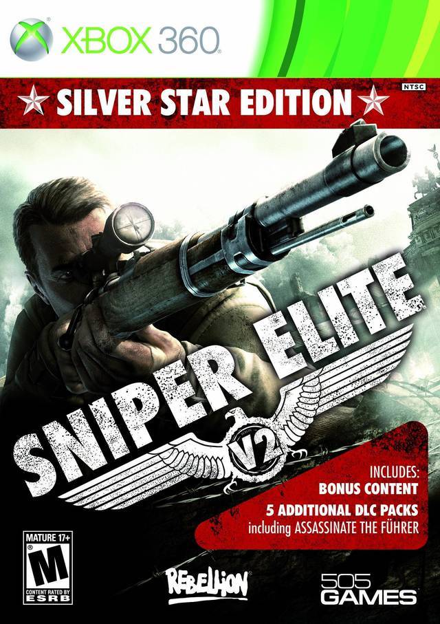 J2Games.com | Sniper Elite V2 Silver Star Edition (Xbox 360) (Pre-Played - CIB - Good).
