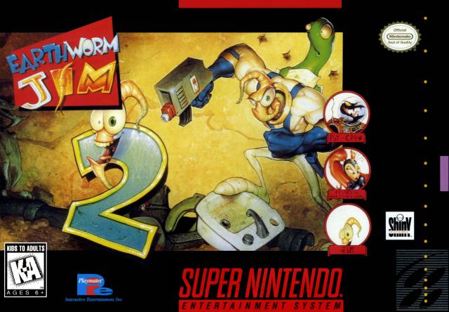 J2Games.com | Earthworm Jim 2 (Super Nintendo) (Pre-Played - Game Only).