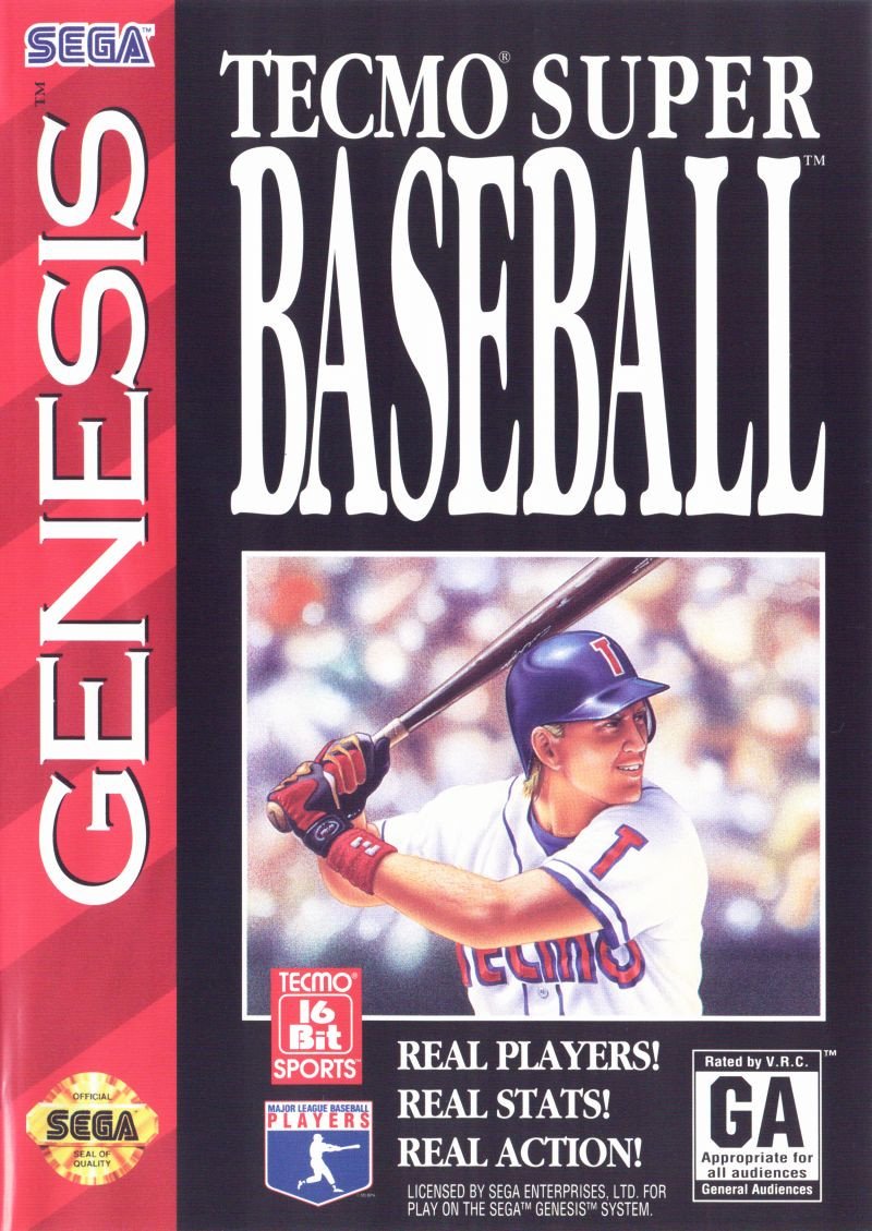 J2Games.com | Tecmo Super Baseball (Sega Genesis) (Pre-Played - Game Only).