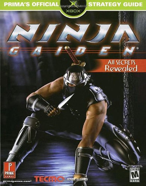Paquete de guía de estrategia oficial de Ninja Gaiden + Prima (Xbox)
