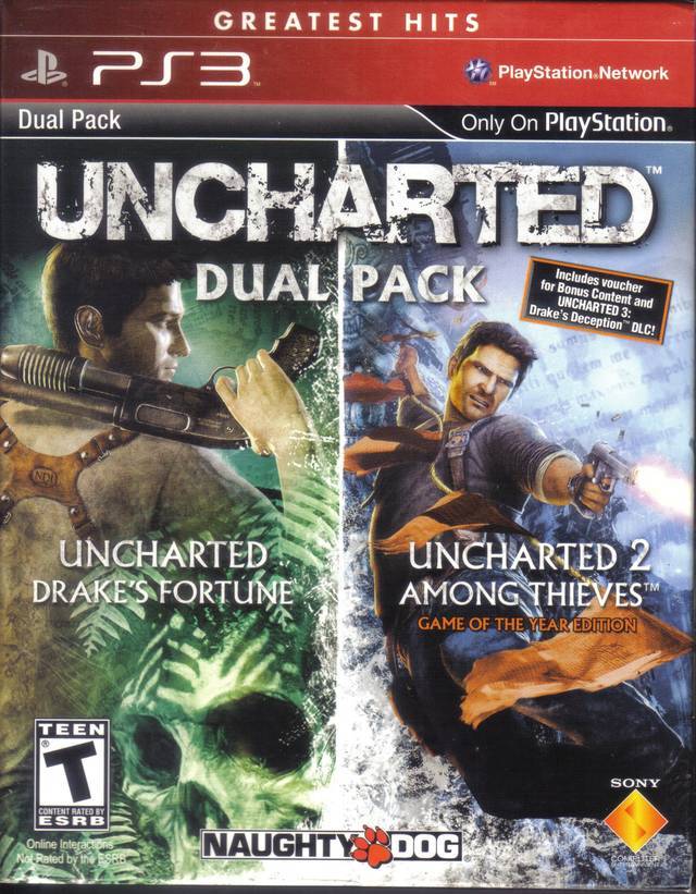 Paquete dual Uncharted y Uncharted 2 (Grandes éxitos) (Playstation 3)